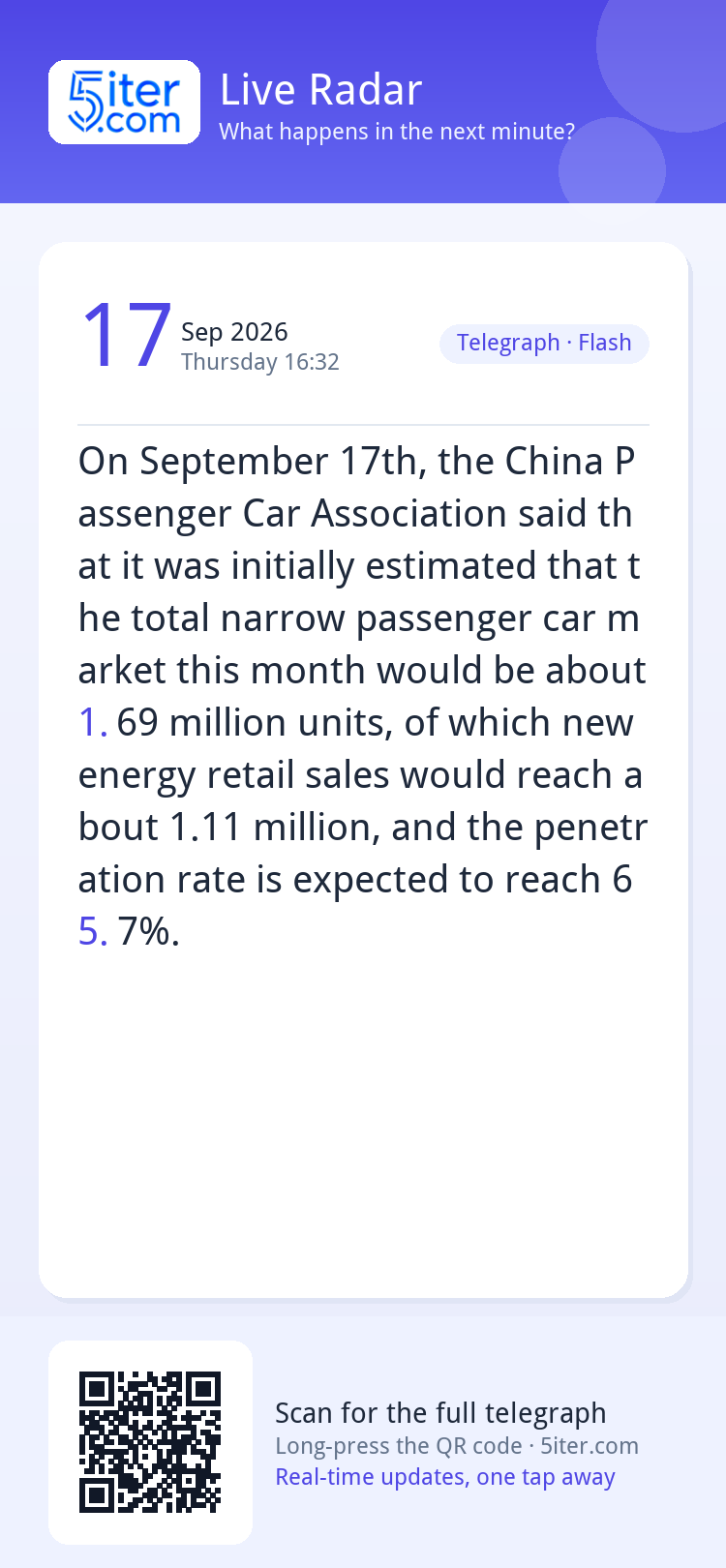 On September 17th, the China Passenger Car Association said 