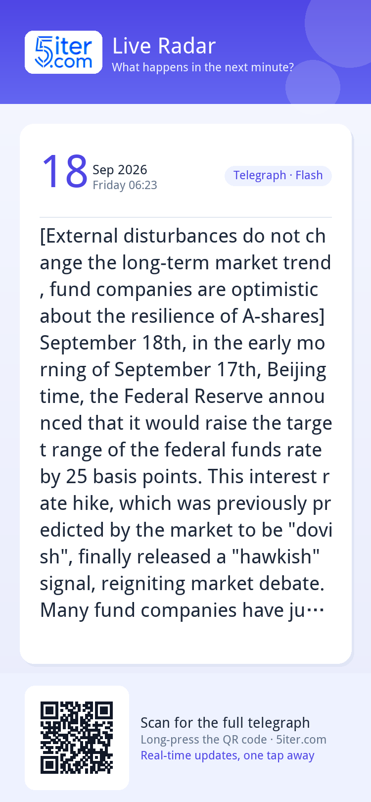 [External disturbances do not change the long-term market tr
