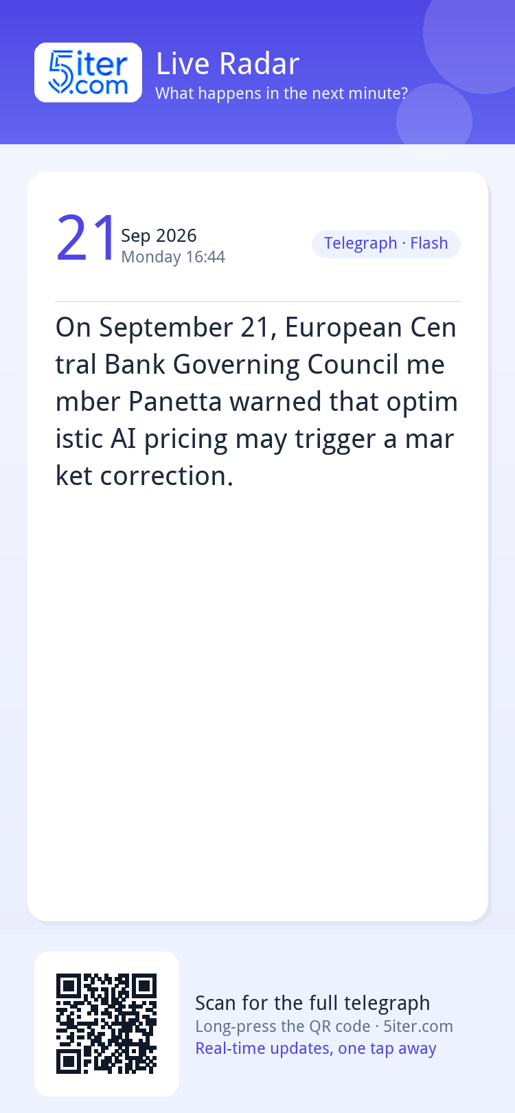 On September 21, European Central Bank Governing Council mem