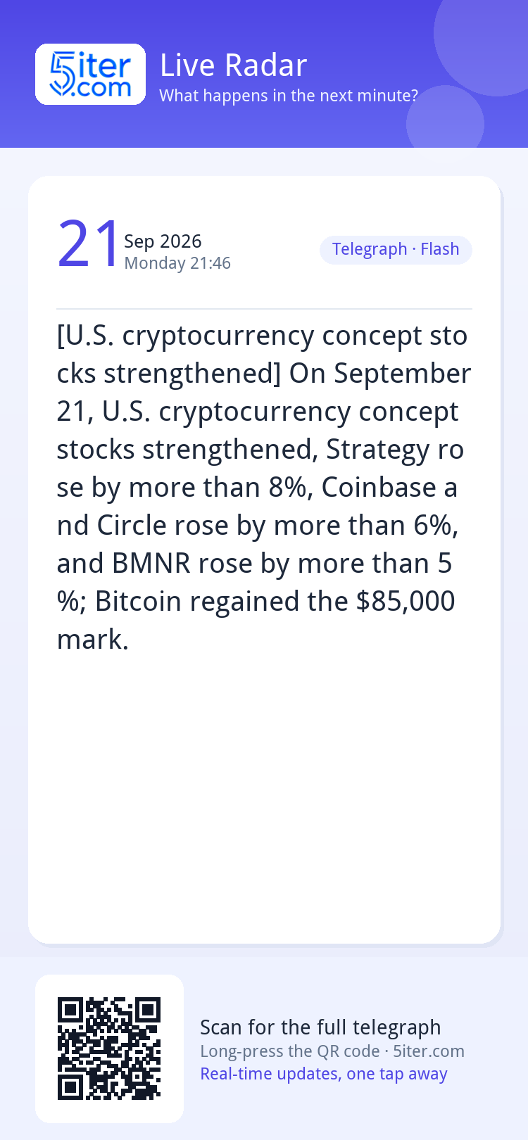[U.S. cryptocurrency concept stocks strengthened] On Septemb