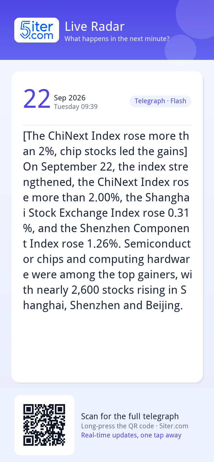 [The ChiNext Index rose more than 2%, chip stocks led the ga