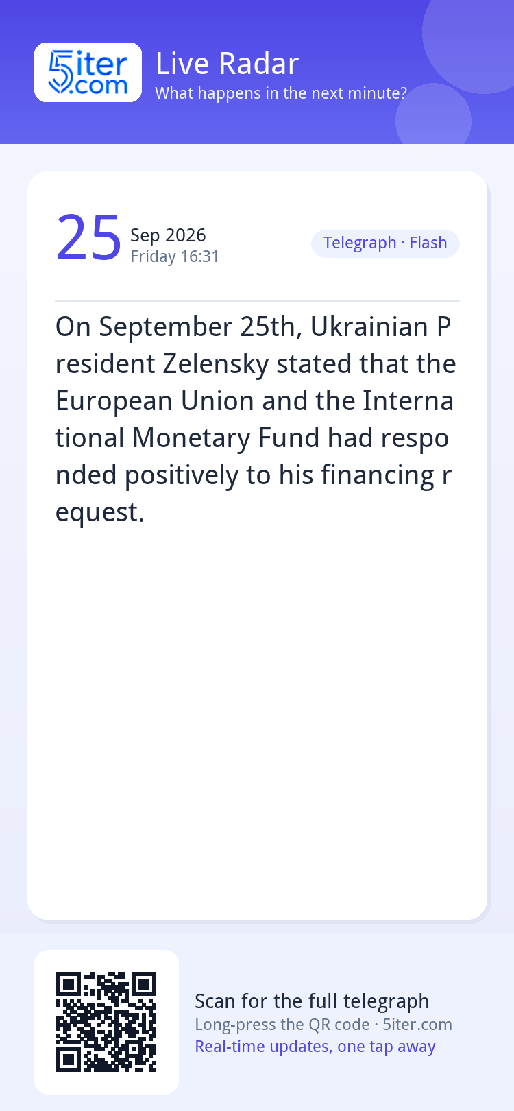 On September 25th, Ukrainian President Zelensky stated that 