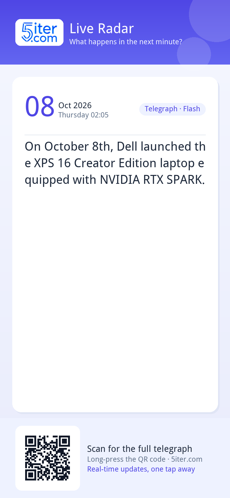 On October 8th, Dell launched the XPS 16 Creator Edition lap