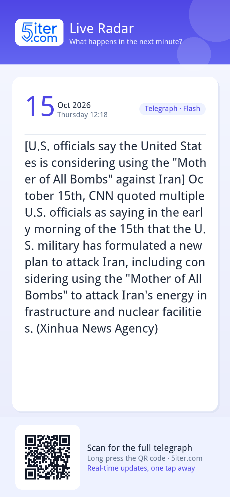 [U.S. officials say the United States is considering using t