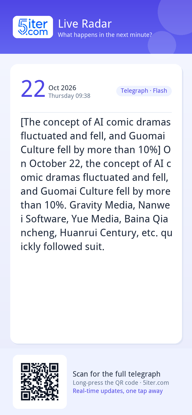 [The concept of AI comic dramas fluctuated and fell, and Guo