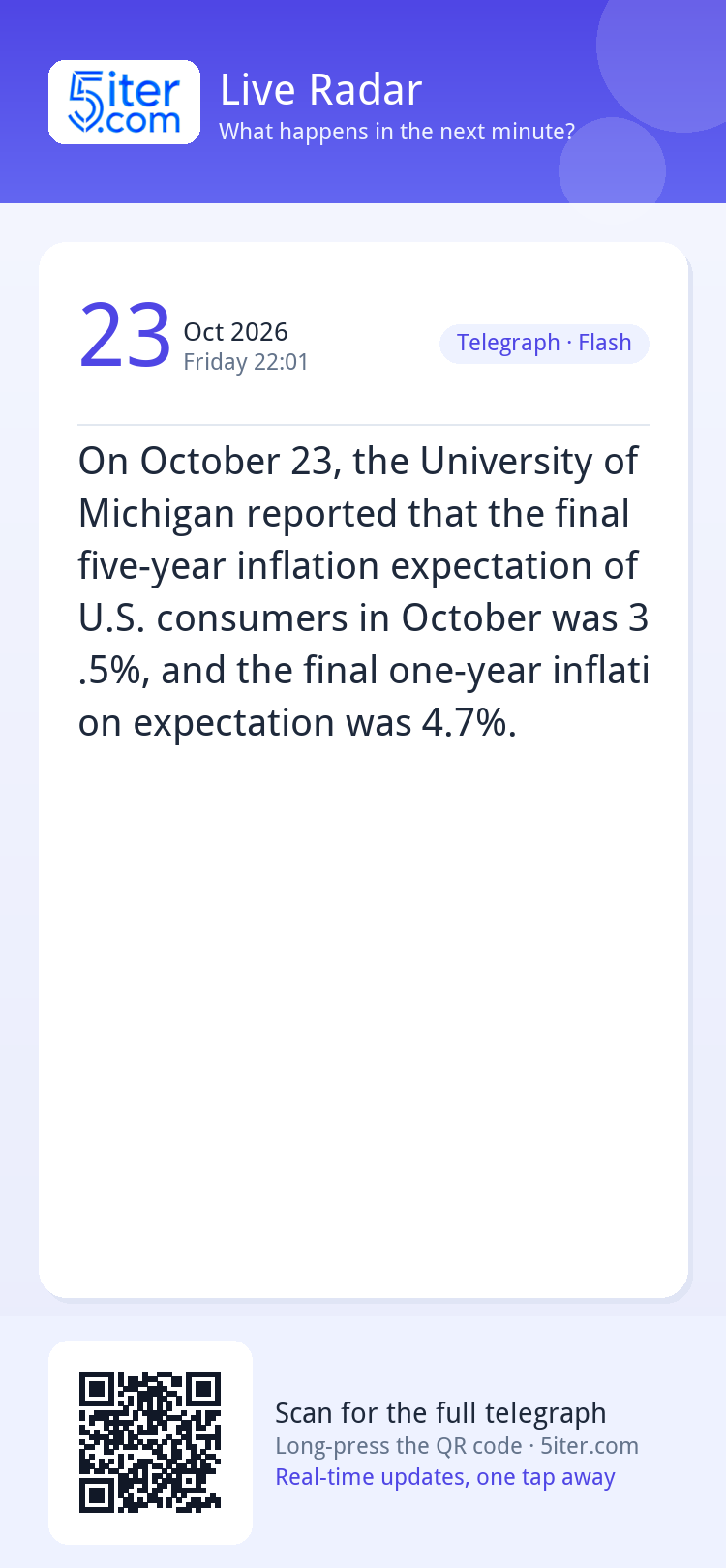 On October 23, the University of Michigan reported that the 
