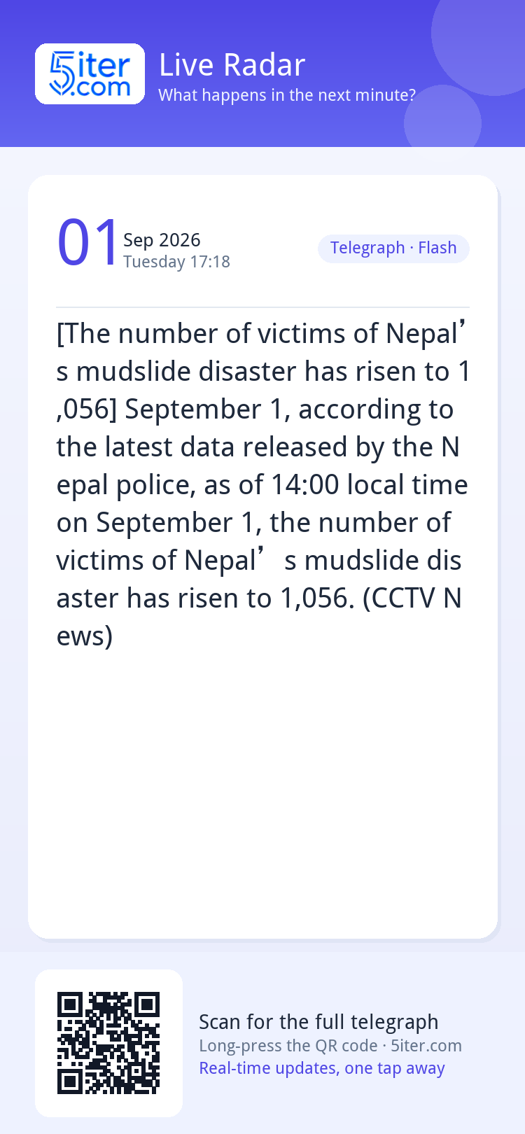 [The number of victims of Nepal’s mudslide disaster has rise