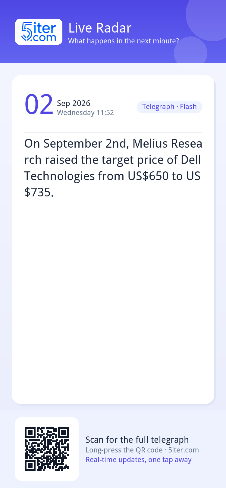 On September 2nd, Melius Research raised the target price of