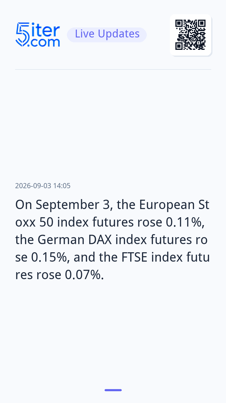 On September 3, the European Stoxx 50 in