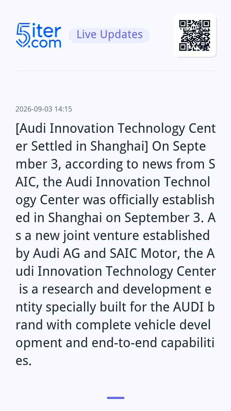 [Audi Innovation Technology Center Settl