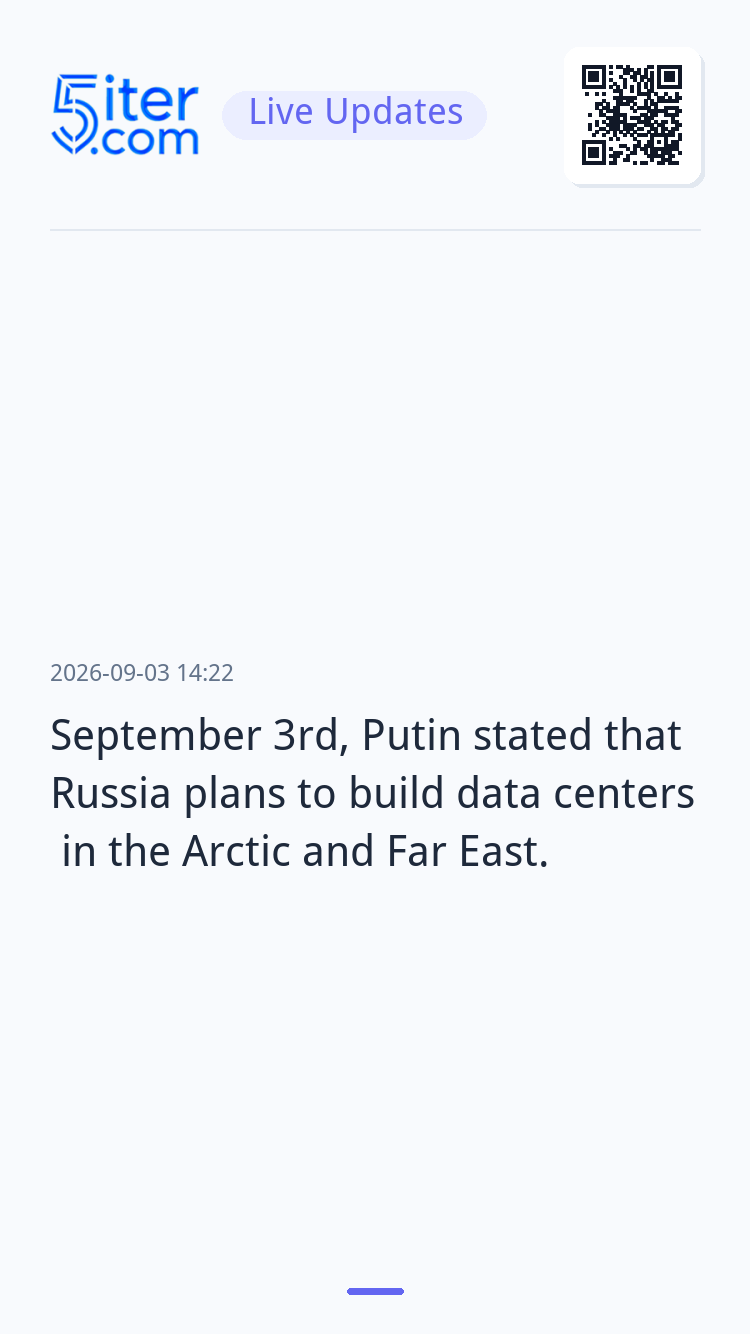 September 3rd, Putin stated that Russia 