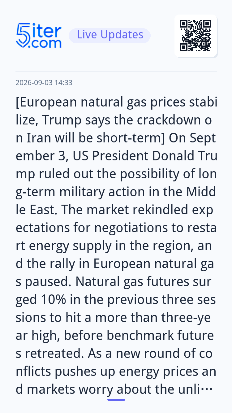 [European natural gas prices stabilize, 