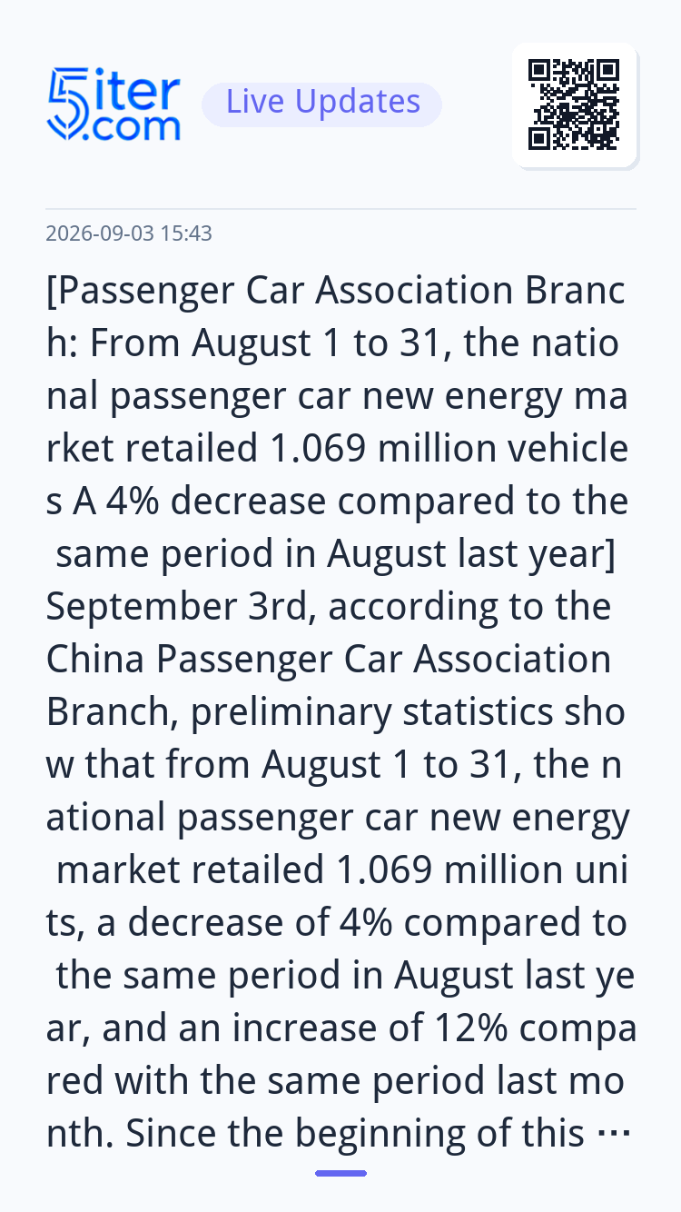 [Passenger Car Association Branch: From August 1 to 31, the 