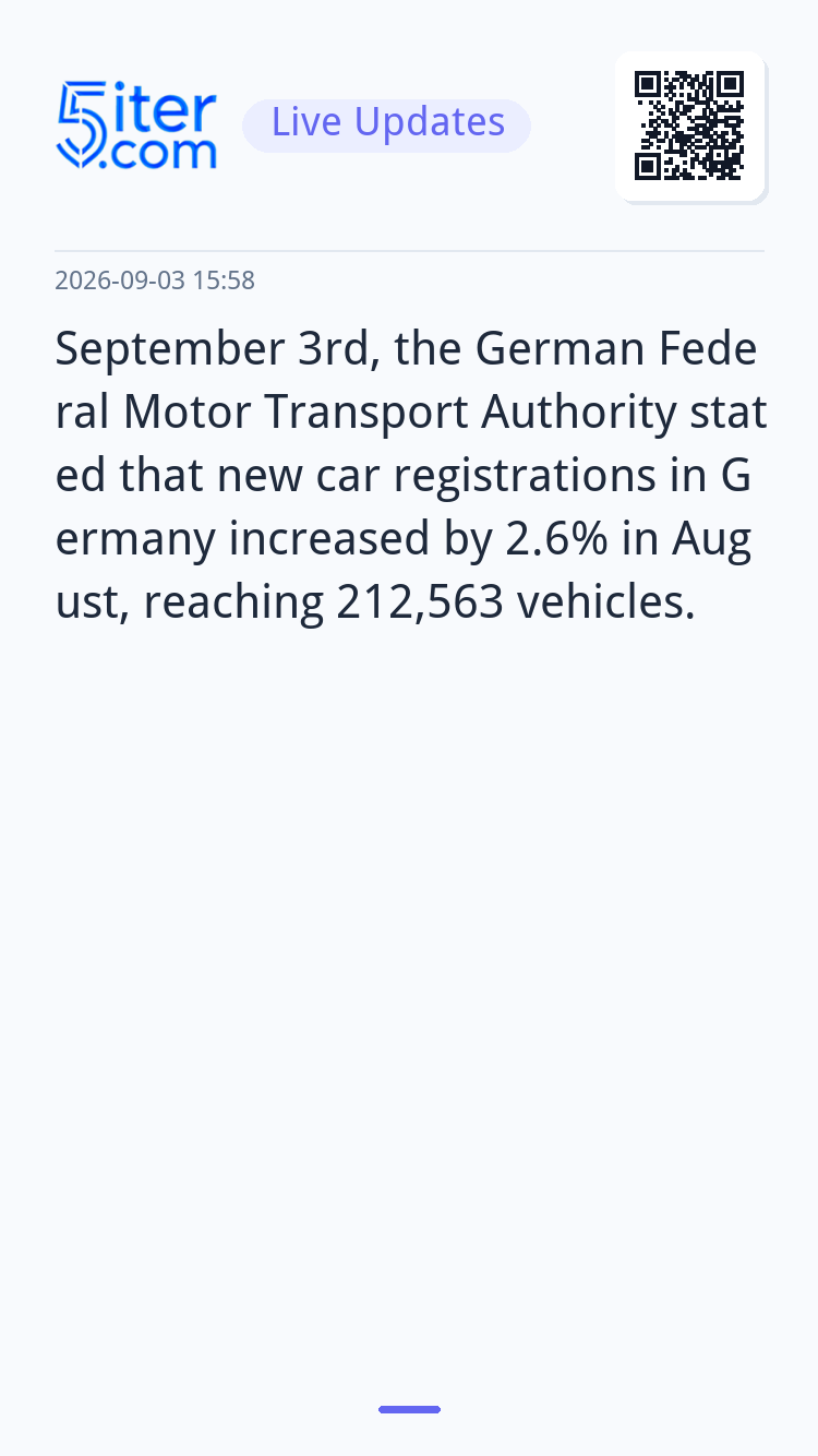 September 3rd, the German Federal Motor Transport Authority 