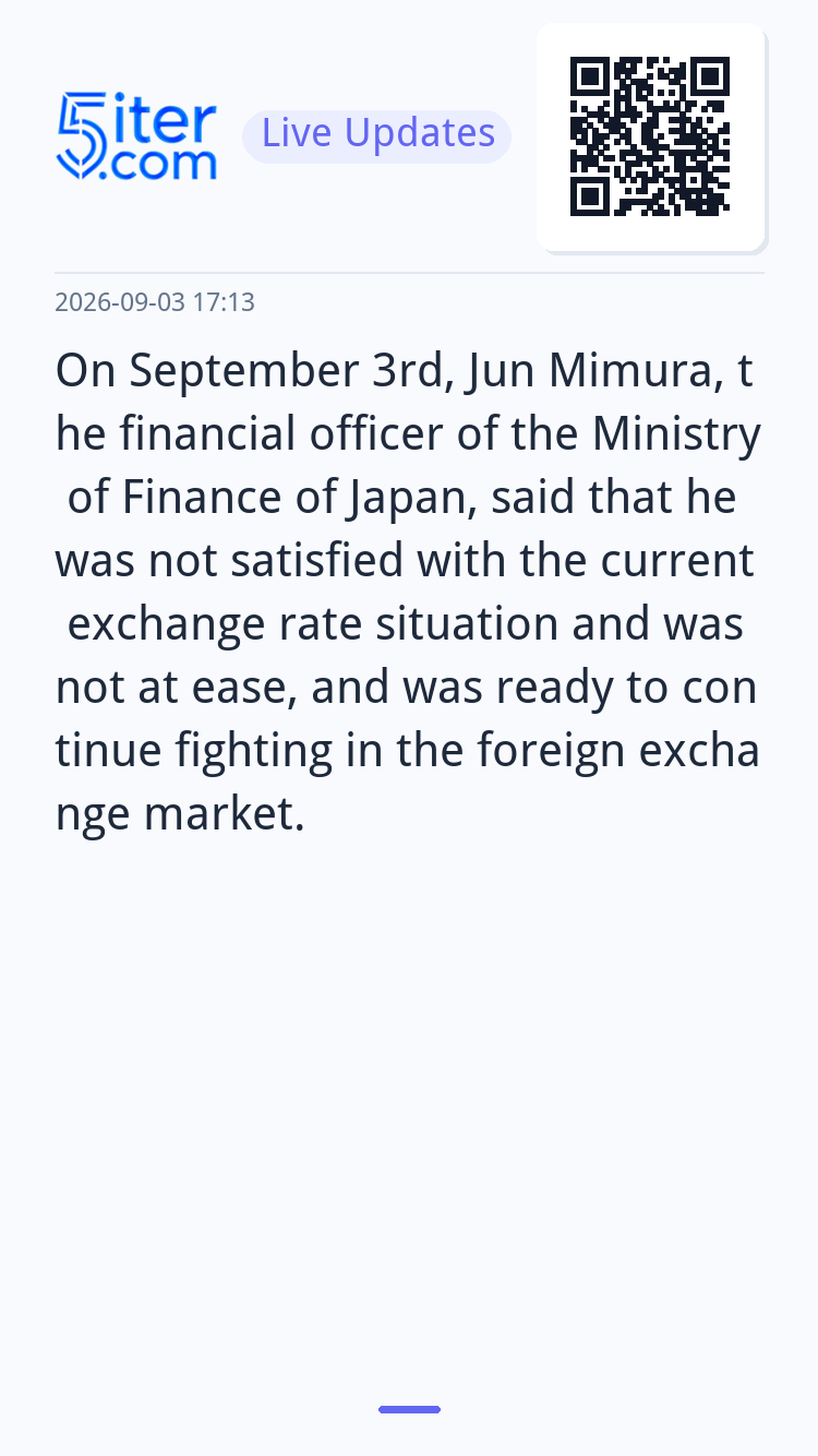 On September 3rd, Jun Mimura, the financial officer of the M