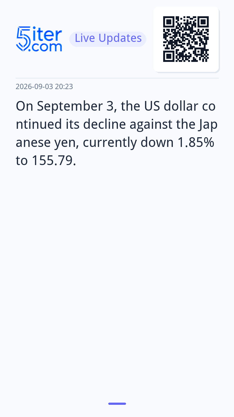 On September 3, the US dollar continued its decline against 