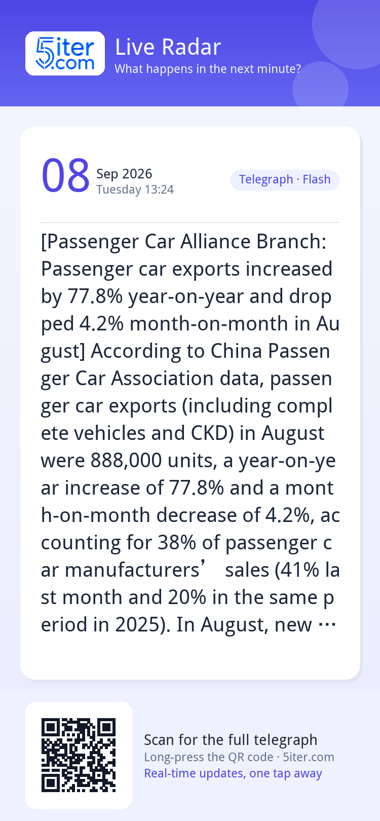 [Passenger Car Alliance Branch: Passenger car exports increa