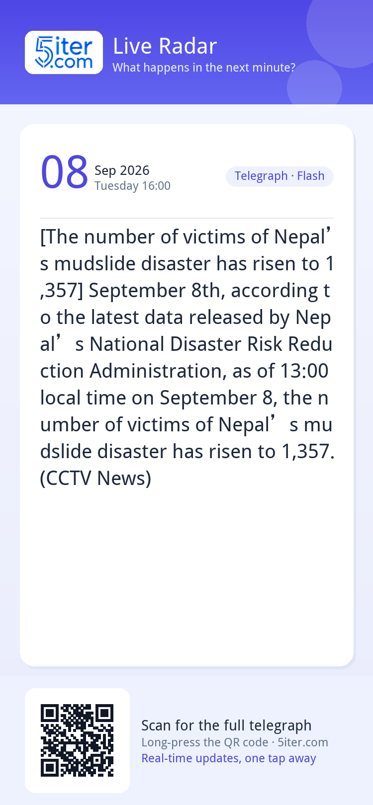 [The number of victims of Nepal’s mudslide disaster has rise