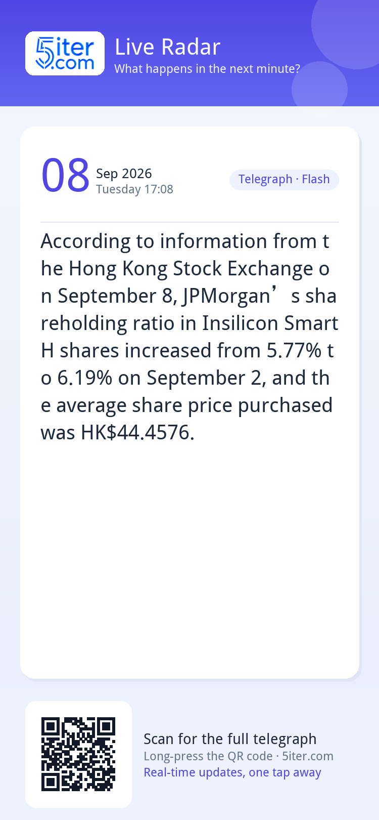 According to information from the Hong Kong Stock Exchange o