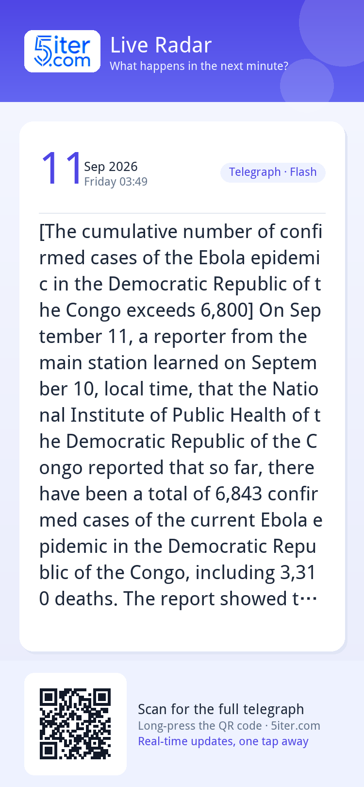 [The cumulative number of confirmed cases of the Ebola epide