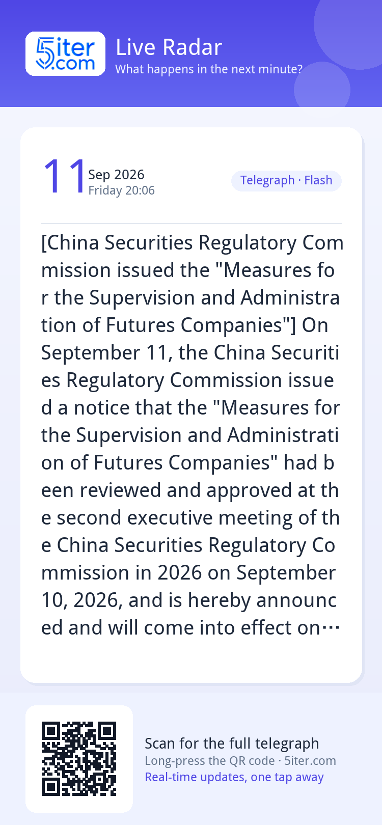 [China Securities Regulatory Commission issued the "Measures