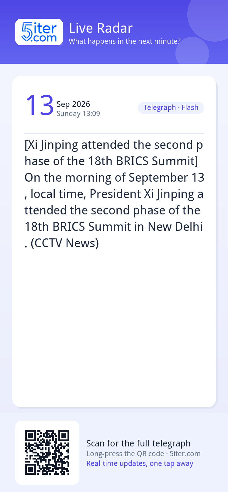 [Xi Jinping attended the second phase of the 18th BRICS Summ