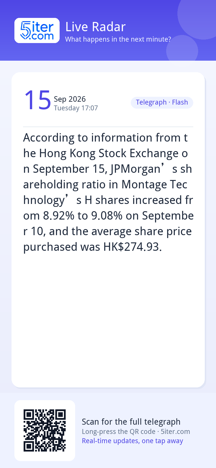According to information from the Hong Kong Stock Exchange o